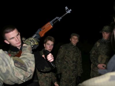 Nocne manewry Strzelców