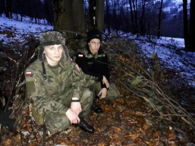 Zimowe manewry na Paproci