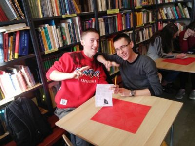 Walentynki w bibliotece