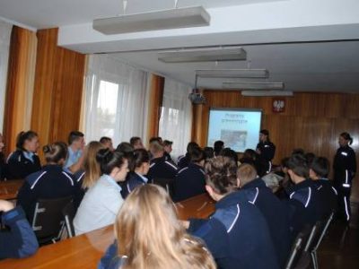 Klasa policyjna w KP w Krakowie