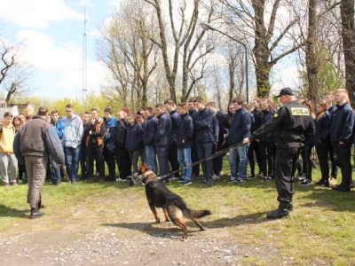 Zajęcia w Komendzie Wojewódzkiej Policji w Krakowie