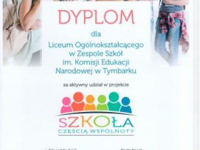 Szkoła częścią wspólnoty – konferencja podsumowująca