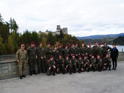 Obóz szkoleniowy klasy wojskowej w Sromowcach Wyżnych